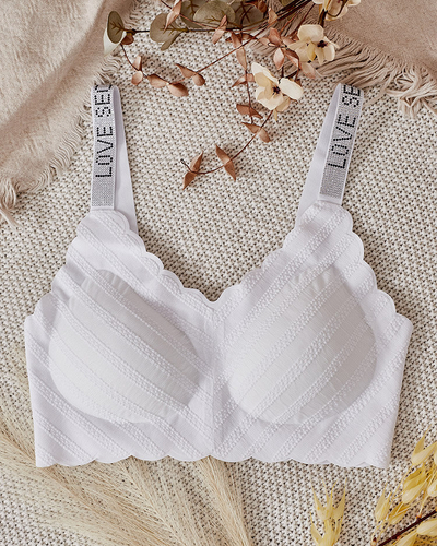 Royalfashion Ženski rebrasti modrček