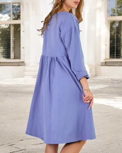 Royalfashion Ženska obleka iz blaga