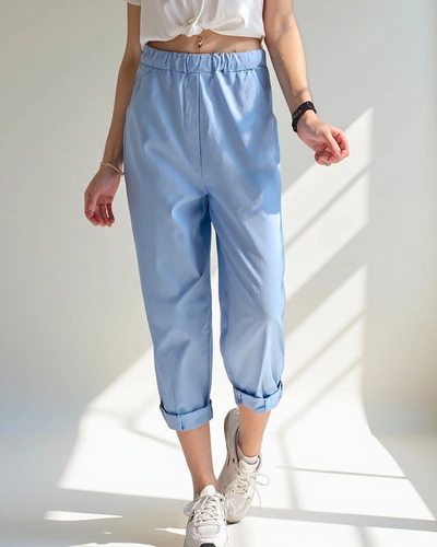 Royalfashion Ženske harem hlače iz viskoze