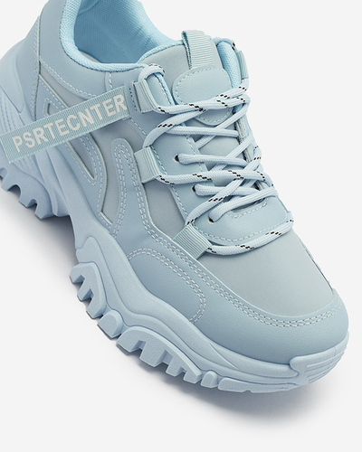 Royalfashion Niebieskie damskie buty sportowe typu sneakersy Evilpo