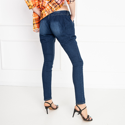 Royalfashion Jeansy damskie z niskim stanem