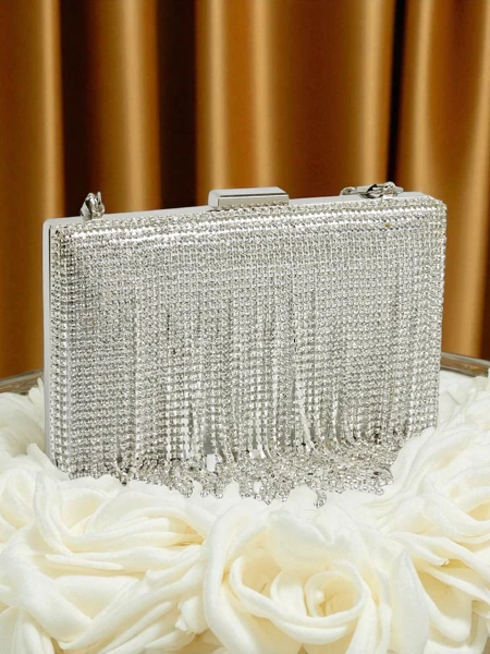 Royalfashion Ženska clutch torbica s cirkoni Frendello