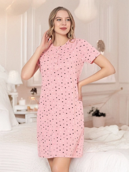 Royalfashion Ženska nočna srajca s pikami