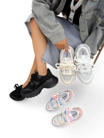 Royalfashion Ženski športni čevlji na debelejši podplati Loness
