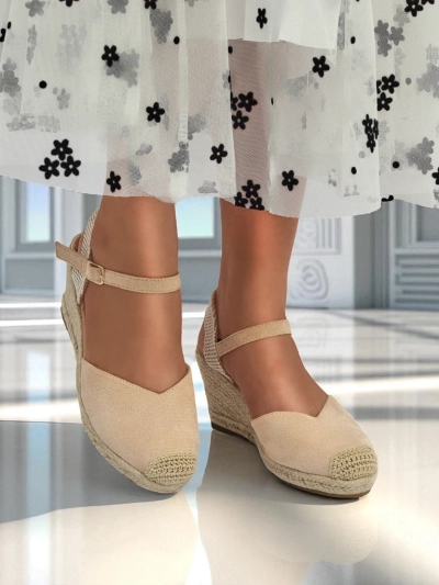 Royalfashion Ženski sandali s polno peto Solara Espadrille