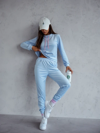 Royalfashion Ženski komplet trenirke v velur stilu