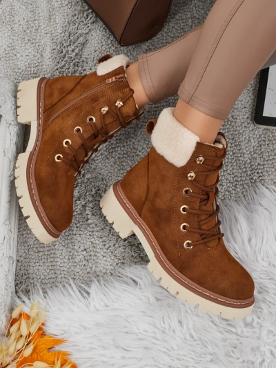 Ženski gležnarji s krznom Tessara