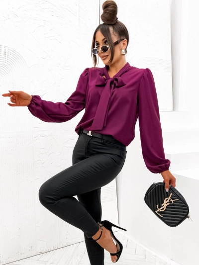 Royalfashion Ženska bluza s mašno