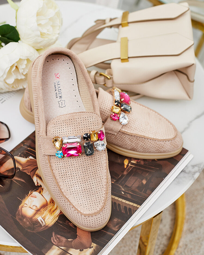 Royalfashion Ženski ažurasti mokasini Mettele
