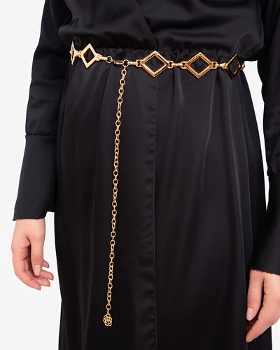 Royalfashion Ženski dekorativni kovinski pas