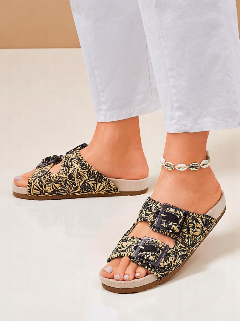 Royalfashion Ženski sandali z zaponkami Samorra