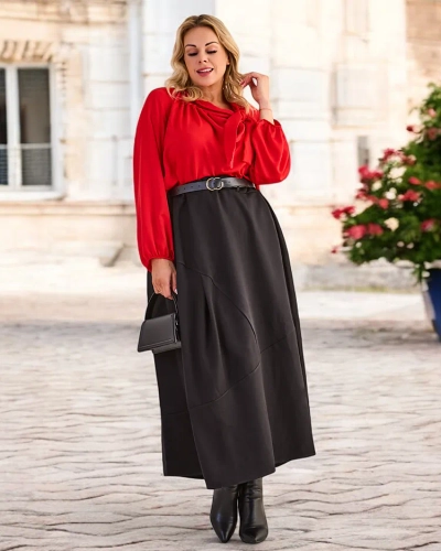 Royalfashion Damska spódnica midi
