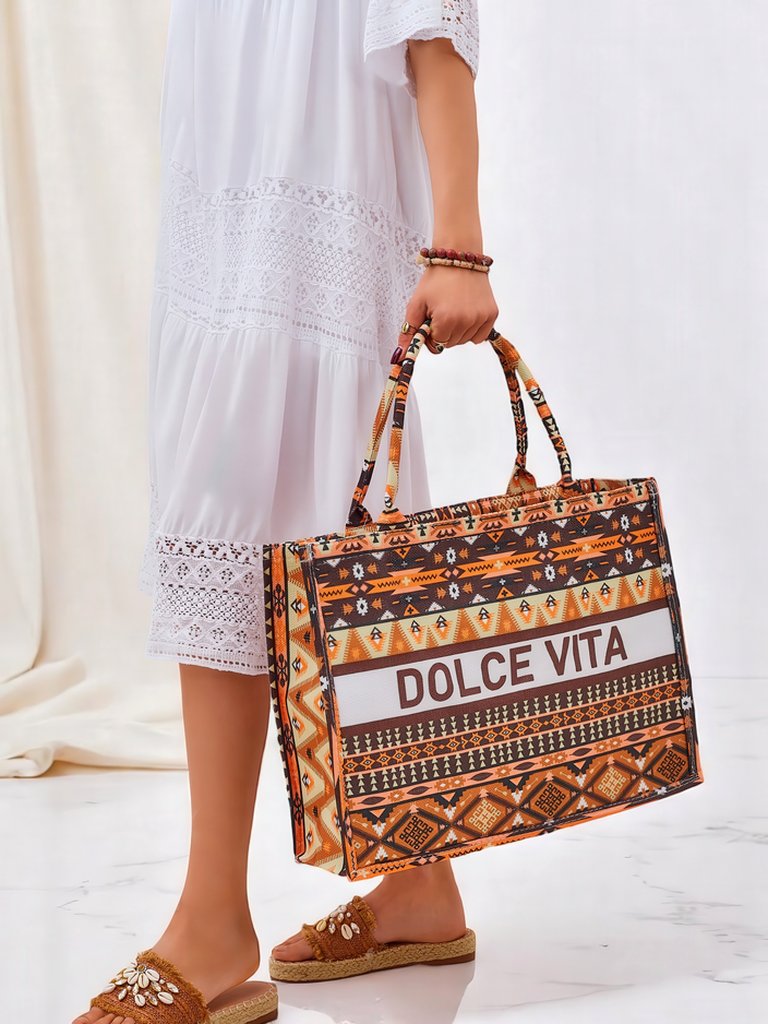 Royalfashion Platnena torba Dolce Vita Mood