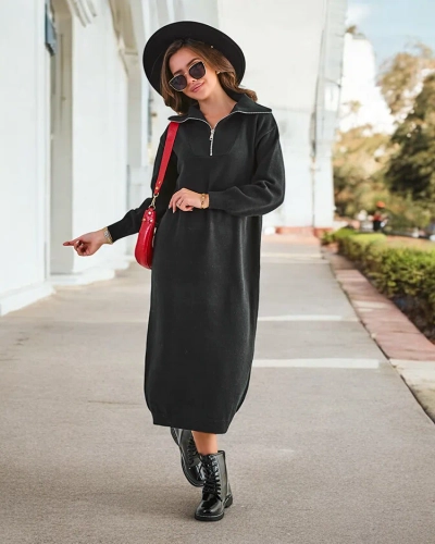 Royalfashion Duga haljina-sweater za žene