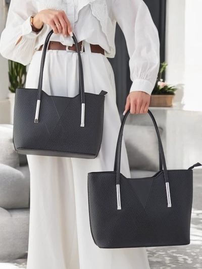 Royalfashion Dvojna ženska torba z embossingom