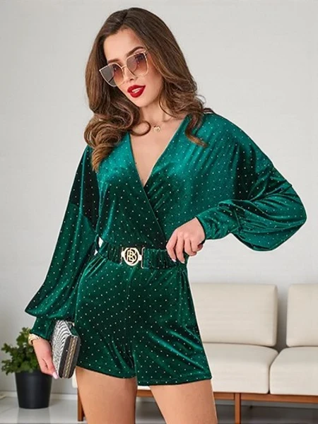 Royalfashion ženski kombinezon s kamni