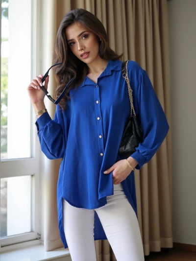 Royalfashion Dolga ženska oversize srajca