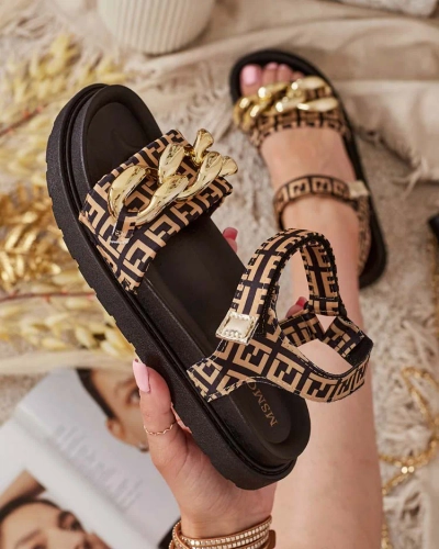 Royalfashion Ženski sandali z verižico Orette