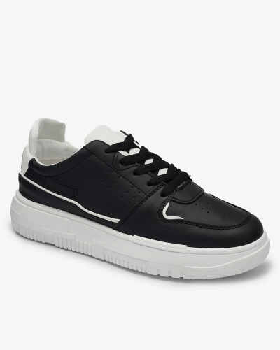 Royalfashion Sportowe sneakersy damskie w kolorze czarnym Hellar