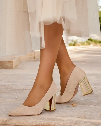 Royalfashion Ženske črpalke z okrasno peto Badilla