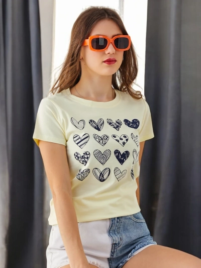 Royalfashion Ženska bombažna majica Veliko src