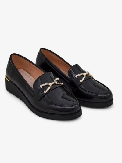 Royalfashion Čevlji za ženske moccasin na nizki peti Leffo