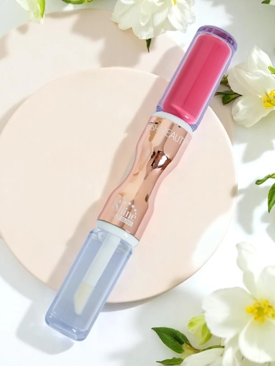 2-v-1 šminka in prozorni lip gloss Gummy Bare