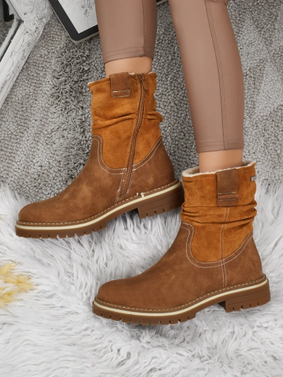 Visoki ženski gležnarji iz eko semiša Liora