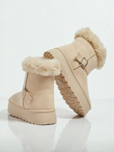 Royalfashion Kratki ženski škornji a'la snežni škornji Myrelle