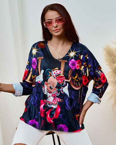 Royalfashion Ženska bluza s potiskom