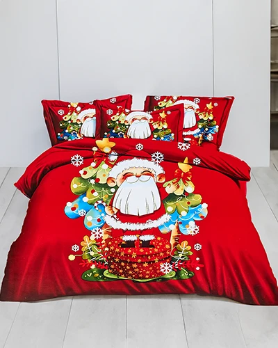Royalfashion Božićni set posteljine 160x200 3-dijelni set