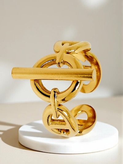 Dolce Vita zapestnica z obročem z okrasnimi obeski