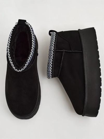 Royalfashion Ženski kratki škornji a'la snežni škornji Xoalla