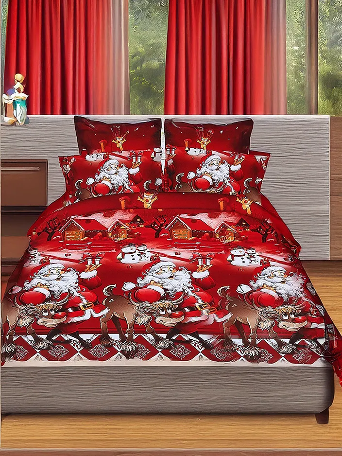 Royalfashion božični posteljnina komplet 160x200 popoln 3-delni