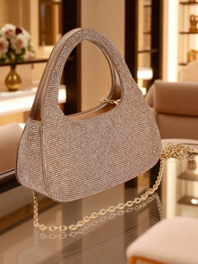 Royalfashion Ženska clutch torbica s cirkoni Myra Quill