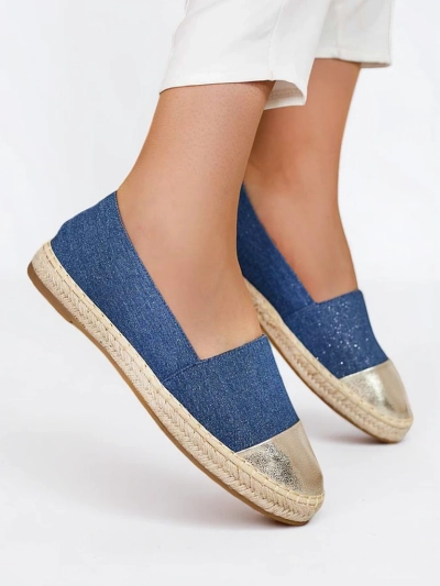 Royalfashion Ženske espadrile a'la denim Anerta