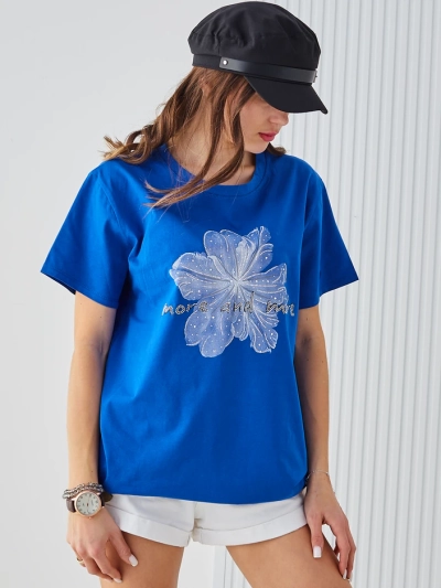 Royalfashion Ženska bombažna majica Več in več