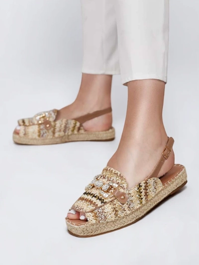 Royalfashion Ženske espadrile z odprtim prstom