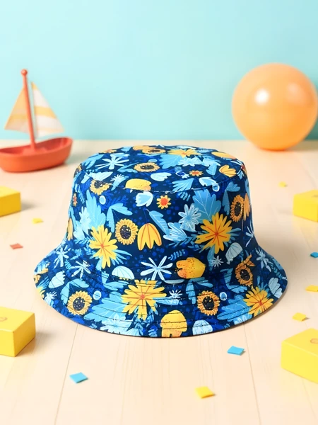 Royalfashion Otroški klobuk – vedro Barvni splash