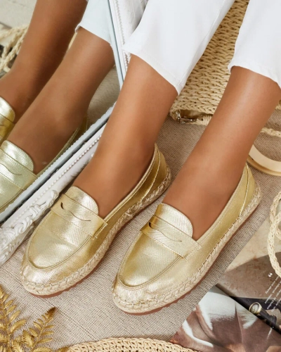 Royalfashion Ženski mokasini iz semiša eko Monum