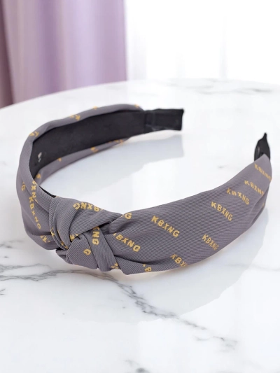 Royalfashion naglavni trak s pletenim vzorcem Grafity Boom
