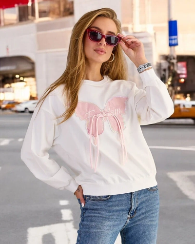 Royalfashion Ženska bombažna majica s tankim potiskom