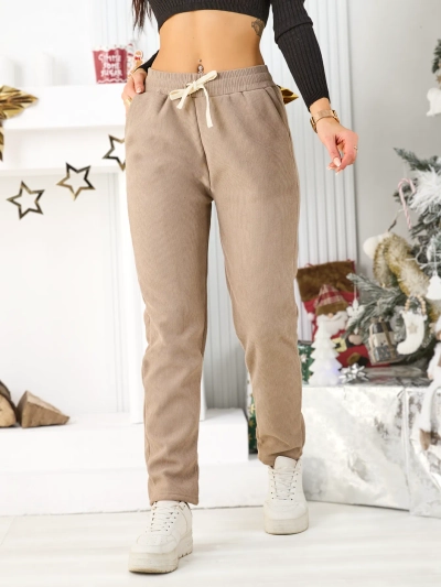 Royalfashion Topli ženski veliki veličine slatke pantalone