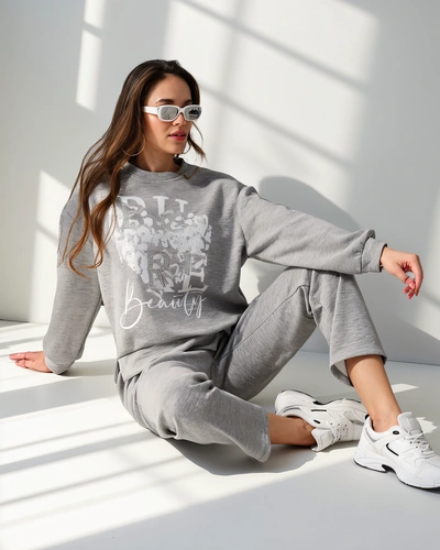 Royalfashion Ženski viskozni set z vzorcem