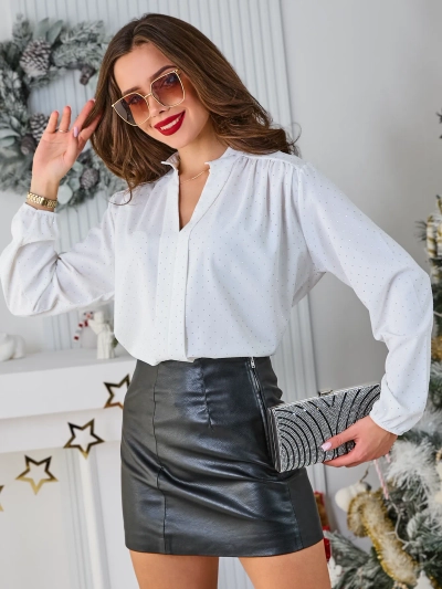 Royalfashion Ženska bluza z bleščicami