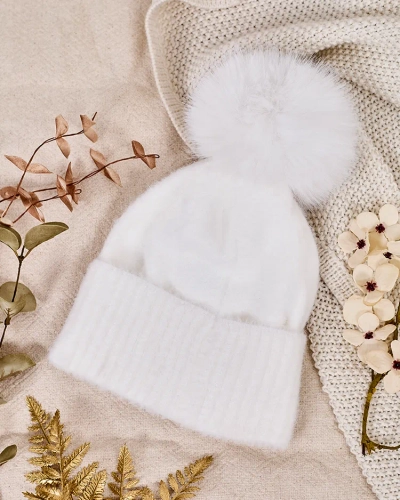 Royalfashion Ženski šešir s pomponom