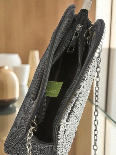 Royalfashion Ženska clutch torbica s cirkoni Myra Quill