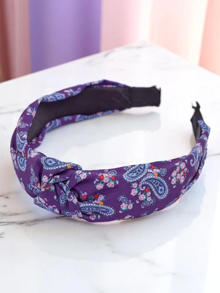 Royalfashion Molly vzorčen, pleten naglavni trak