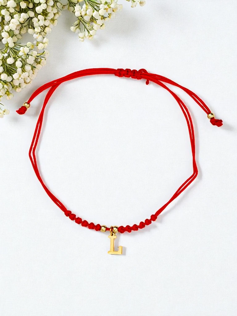 Ženska zapestnica s črko L Luna Spark