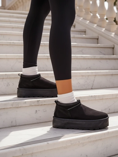 Royalfashion Ženski kratki škornji a'la snežni škornji Ozozi